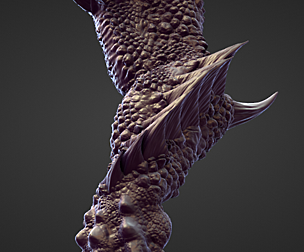 ARM17 high poly sculpt
