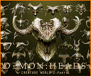 DEMON part 1: 52 Heads with Blendshapes
