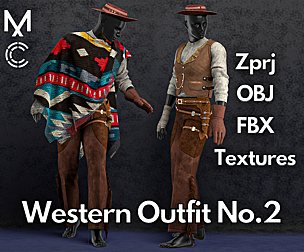 Western No.2 : Marvelous Designer + Clo3d