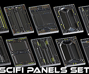 SciFi Panels set