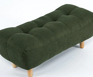 Fog fabric bench sofa chair for two