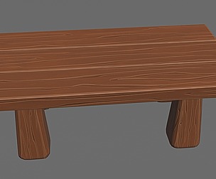 Medieval Table Stylized