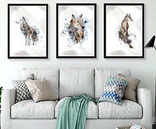Wolf Wall Art | Wolf Wall Decor