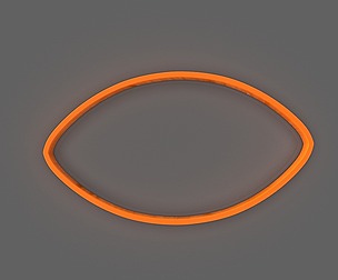 American Football Cookie Cutter