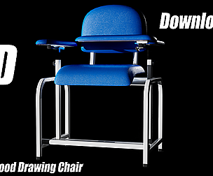 Padded Blood Drawing Chair FBX
