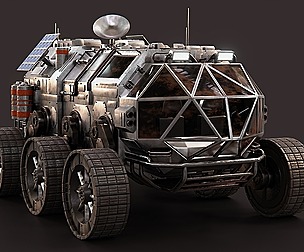 Mars Rover (Blender 3d Model)