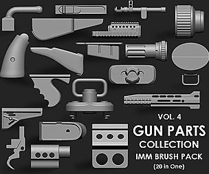 Gun Parts IMM Brush Pack 20 in One Vol. 4