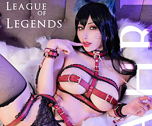 【AUG NEW patreon set】League of Legends Ahri Cosplay HaneAme