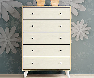 Mori 800 5-tier chest of drawers