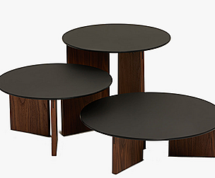 Dolmen round sofa table