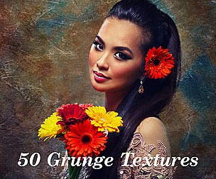 50 Grunge Textures, Vintage Distressed Dark