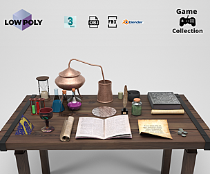 Alchemy lab props