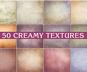 50 Creamy Fine Art Textures, Soft Dreamy