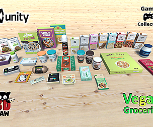 Vegan groceries pack