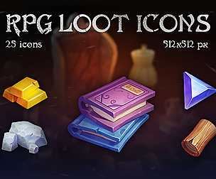 RPG loot icons 01
