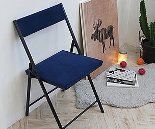 Noble Velvet Folding Chair