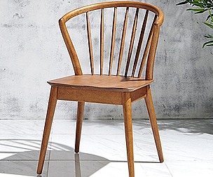 Balcony wooden dining table design chair
