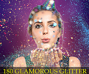 180 GLAMOROUS Glitter Dusts Overalys