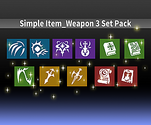 Simple Item_Weapon3 Set Pack