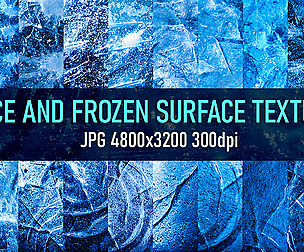 Ice frozen surface reference texture