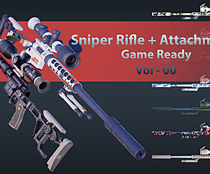 Custom Sniper Rifle (DVL-10-M2-Urbana) Vol - 00