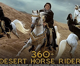 360+ Desert Horse Rider
