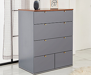 Alex 800 4-tier wide chest of drawers