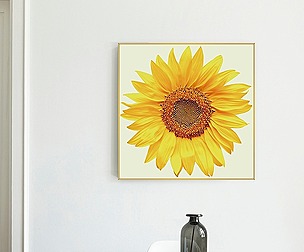 Sunflower Frame Bringing Good