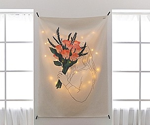 Bouquet Fabric Poster