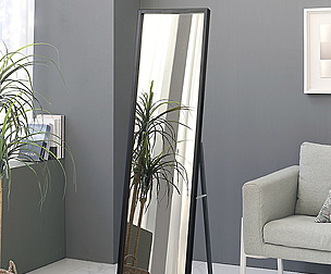 Wood slip mirror full body mirror