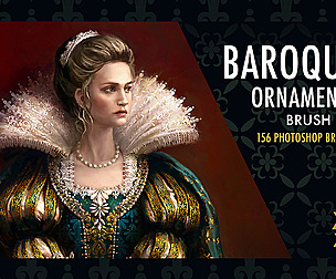 Baroque Ornaments Brush Set
