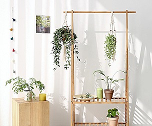 JAWAL two steps shelf hanger bamboo
