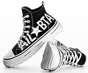 Sneakers Casual High-Top Black