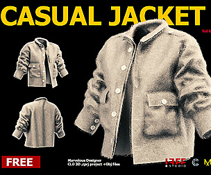 CASUAL JACKET JEFF STUDIO FREE