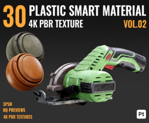 30 PLASTIC SMART MATERIAL & PBR TEXTURE - VOL 02