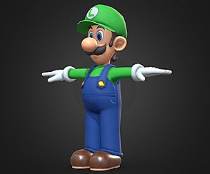 Luigi From Super Mario Game