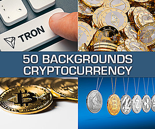 50 Cryptocurrency Backgrounds, blockchain