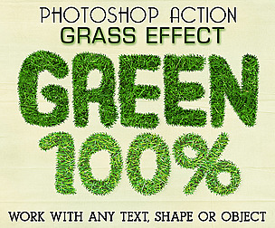 Grass Photoshop Actions, Natural Effect Generator