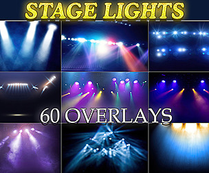 60 Stage Lighting Overlays, Arena lighting