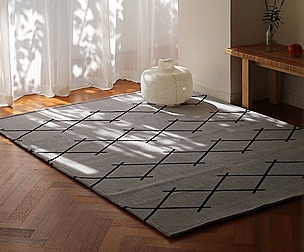 Modern pattern rug