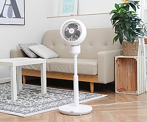 360 degree rotating stand air circulator
