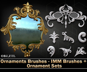 Ornaments Brushes – IMM Brushes + Ornament Sets