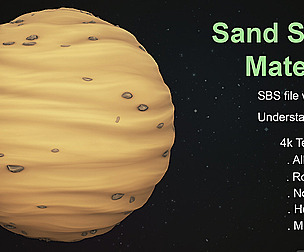 Sand Stylize Material – Substance Designer