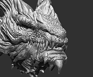 Dragon Head 3D model