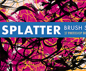 Drip Splatter Brush Set