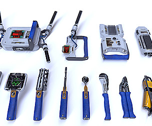 Toolkit sci-fi devices set - lowpoly PBR