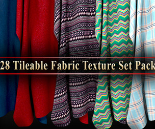 28 Tileable Fabric Texture Set Pack