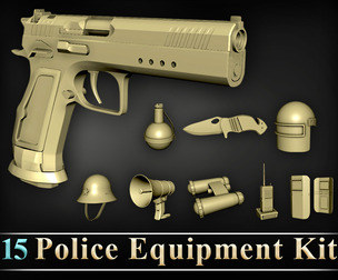 15 Police Equipment Kit