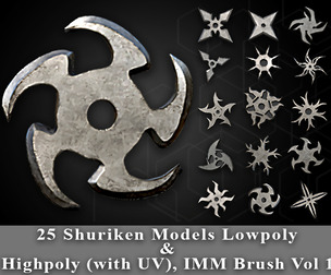 25 Shuriken Models Vol.1