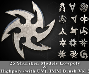 25 Shuriken Models Vol.3